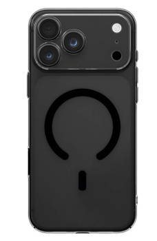 Чехол Uniq для iPhone 18 Pro/17 Pro чехол AirSuit Glossy Smoke (MagSafe) (IP6.3P(2026)-ASMGSMK) на фоне в магазине Nice case