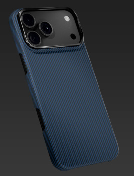Чехол VLP Kevlar Case с MagSafe для iPhone 18 Pro Max, черный (1058102) на фоне в магазине Nice case